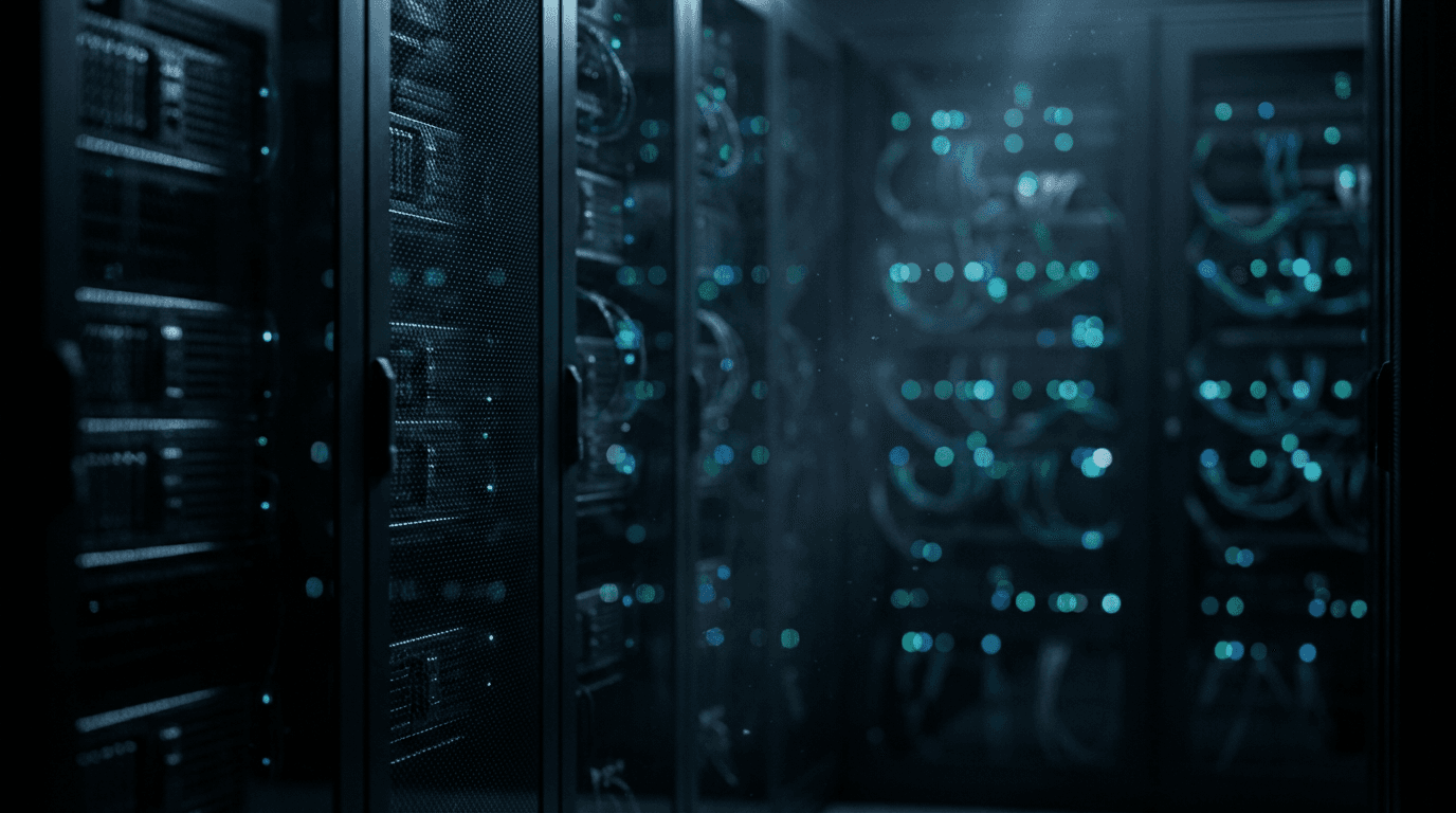 IT technician monitoring system integration and network performance on multiple screens